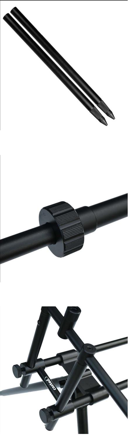 CAS 032 CASTED ROD POD C-Vision ALU, 3 Rods,  Buzz Bars 45cm