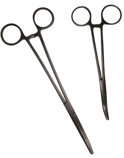 CAS 3111 FRC BLK CASTED RIBIČKE ŠKARE ZAKRIVLJENE 8" 20CM - CRNE