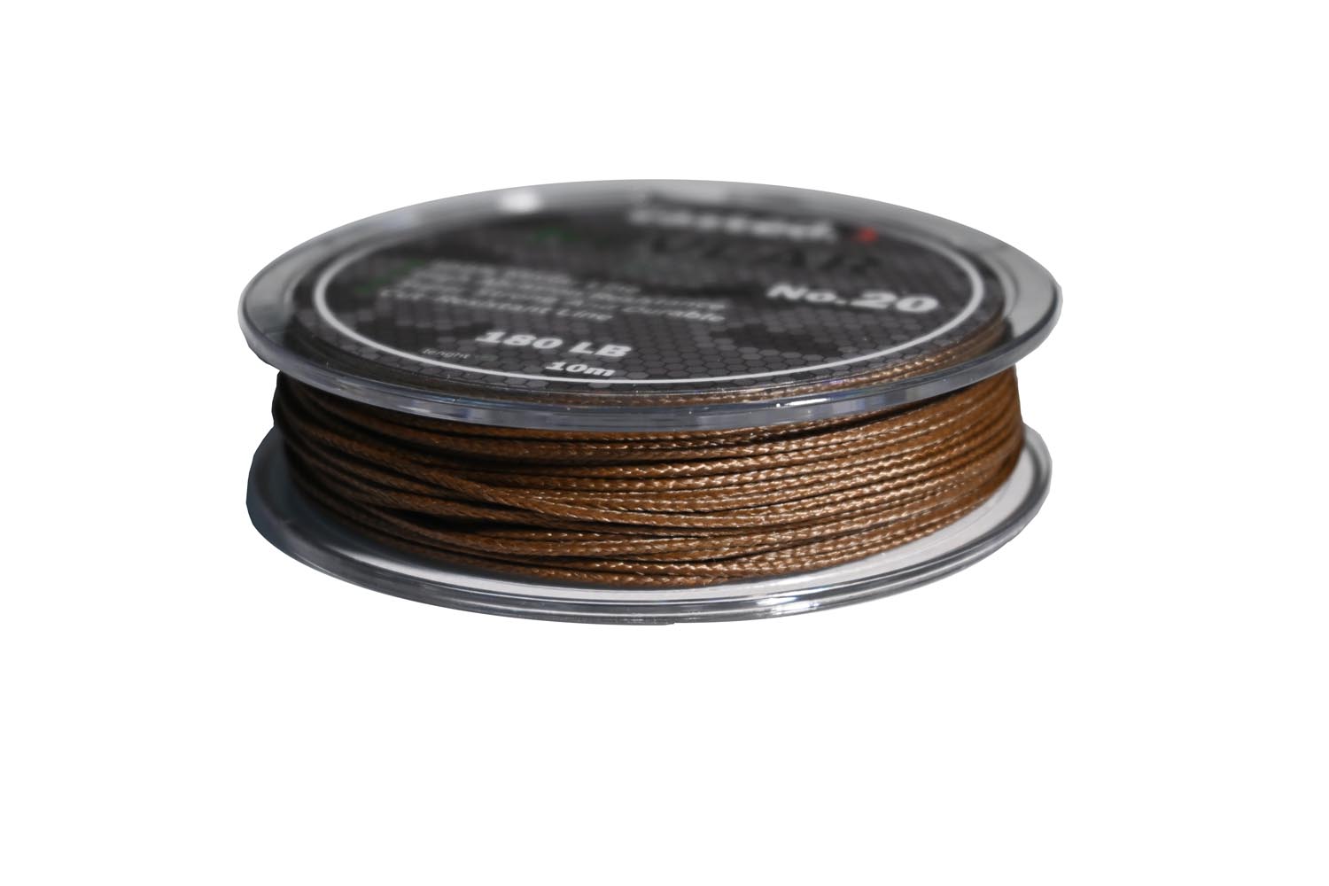 CAS 3118 Casted Kevlar Assist Line#20 180lb81.8kg - 10m Brown