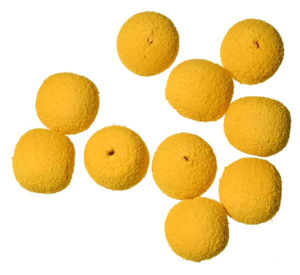 CAS 357903 13Y CASTED PLUTAJUČE KUGLICE ŽUTE 13MM  10KOM