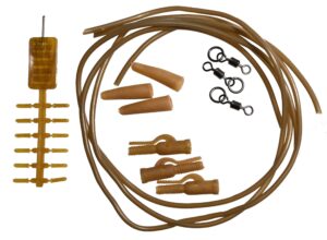 CAS 358136 CASTED SET 1 ANTI TANGLE CAMO TUBE, KOPČE, VRTILICA SA RINGOM