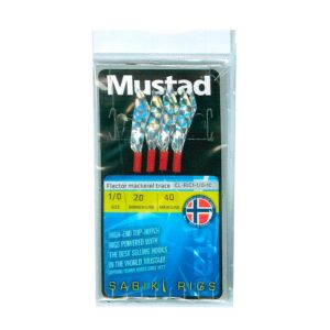 CL-RIG1-1/0-10 MUSTAD SABIKI PREDVEZ FLECTOR MACKEREL TRACE 1 BR1/0