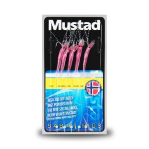 CL-RIG17-6-10 MUSTAD SABIKI PREDVEZ MINI SHRIMP FLUO PINK 17 BR.6