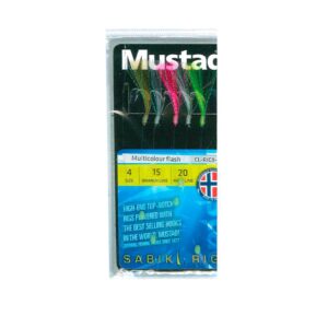 CL-RIG9-6-10 MUSTAD SABIKI PREDVEZ MULTICOLOR FLASH 9 BR.6