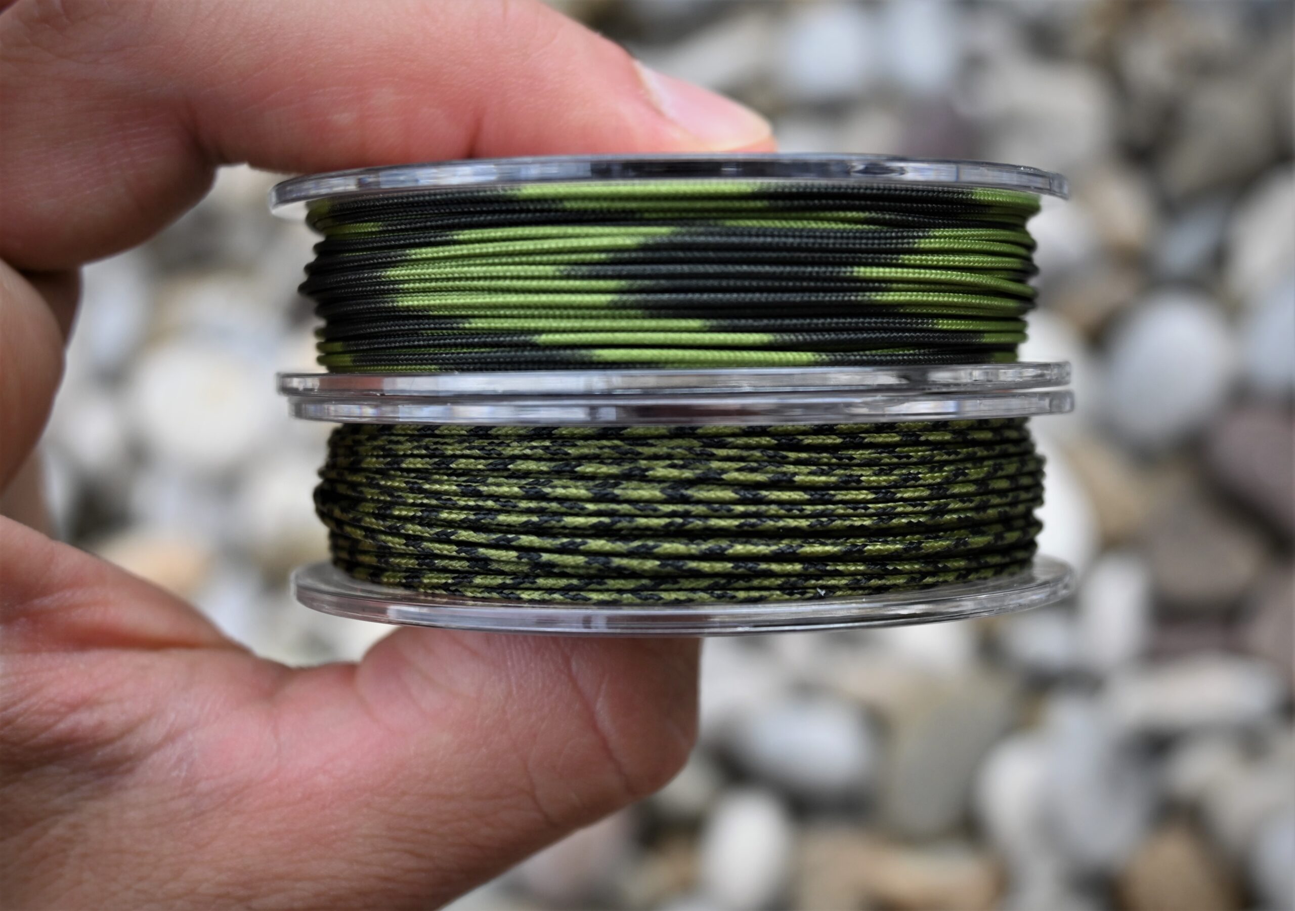CAS 2002 CASTED Lead Core Braided Line 10M 45LB Black+Olive