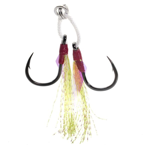 J-ASSIST 4 3/0 MUSTAD ASIST UDICE LIGHT DOUBLE JIGGING J-A4 BR.3/0 2KOM.