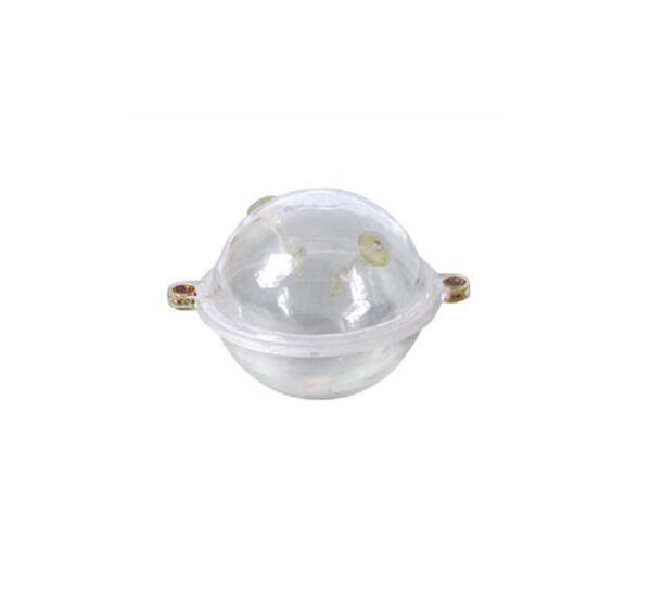 CAS 4080 40MM CASTED BUBBLE FLOAT ROUND 40MM CLEAR