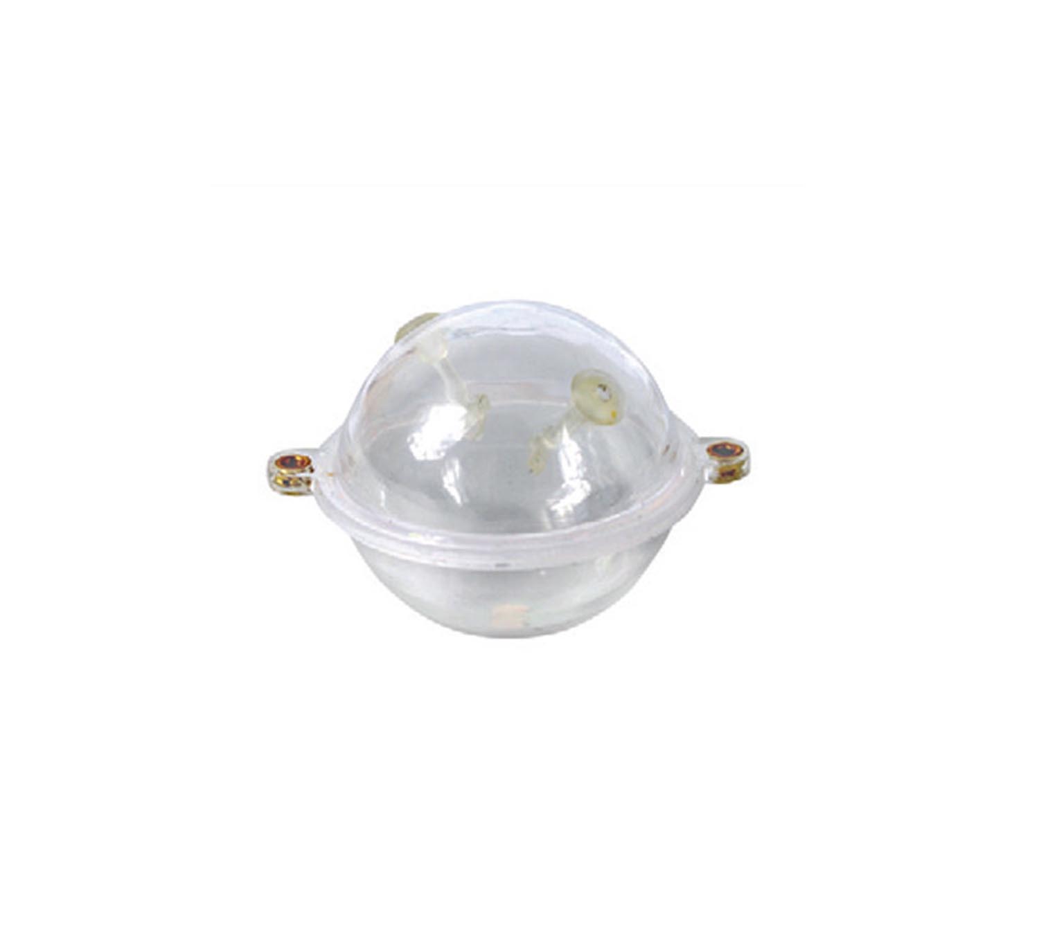 CAS 4080 40MM CASTED BUBBLE FLOAT ROUND 40MM CLEAR