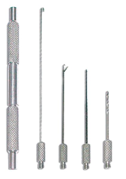 CAS 355802 CASTED SET OD 4 DIJELA ( 3 RAZLIČITE IGLE + SVRDLO ) INOX
