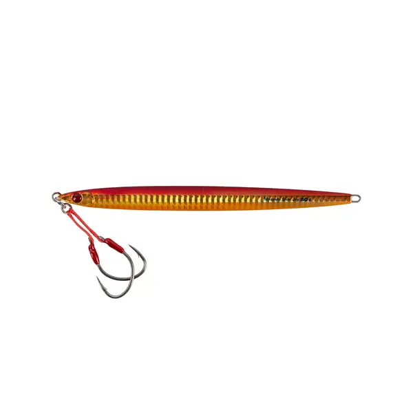 Mustad Mezashi Slim Jig #001 Red Gold Glow