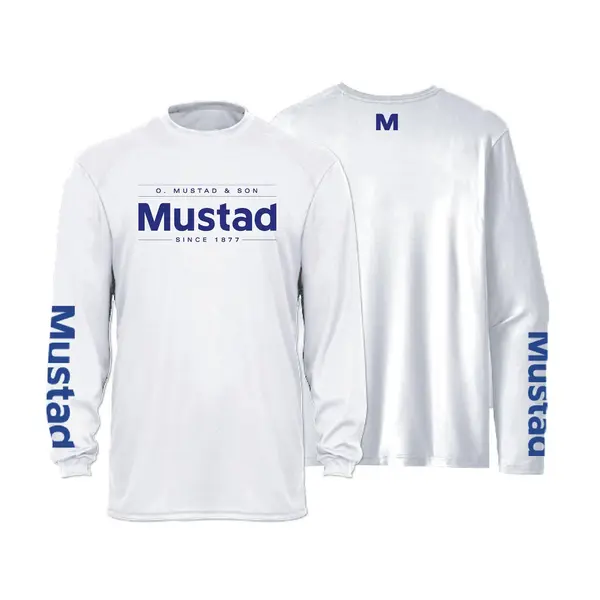 MCTEE-MUW01-LS-XL Mustad majica Light Grey Brand Longsleeve UV - Repreve+Spandex XL